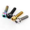 Arc-shaped Bike Frame Fixing Screws Titanium Zinc Zinc Alloy Bicycle Fixing Screw Gasket  MTB Bike