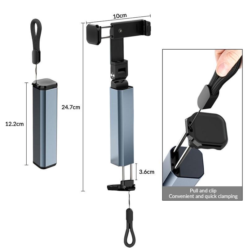 Держатель для телефона в самолете, Портативный дорожный держатель для стола с многонаправленным вращением на 360 градусов, Аксессуар для путешествий в поезде