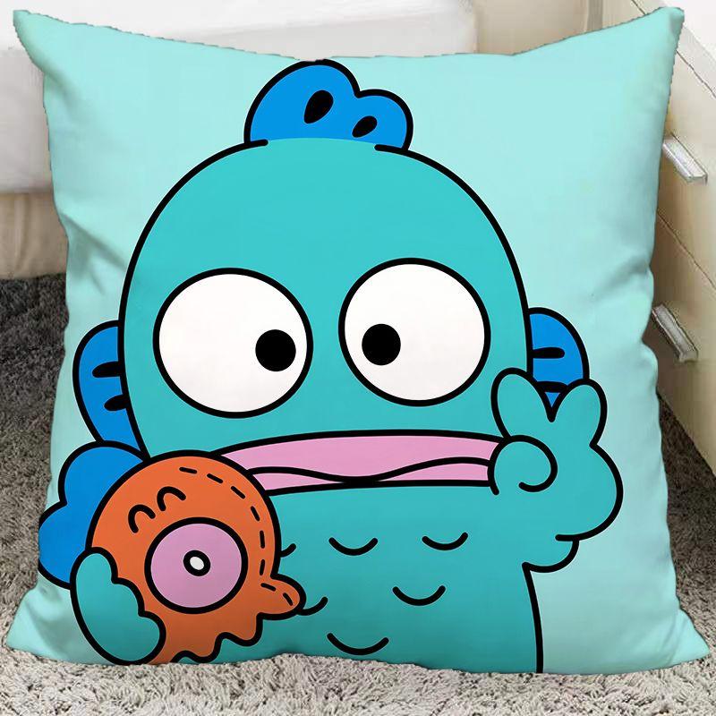 Ugly Fish Hanton Sanrio Cartoon Peripheral Pillow Lunch Break Sleeping Pillow Bedside Pillow Dormitory Cushion