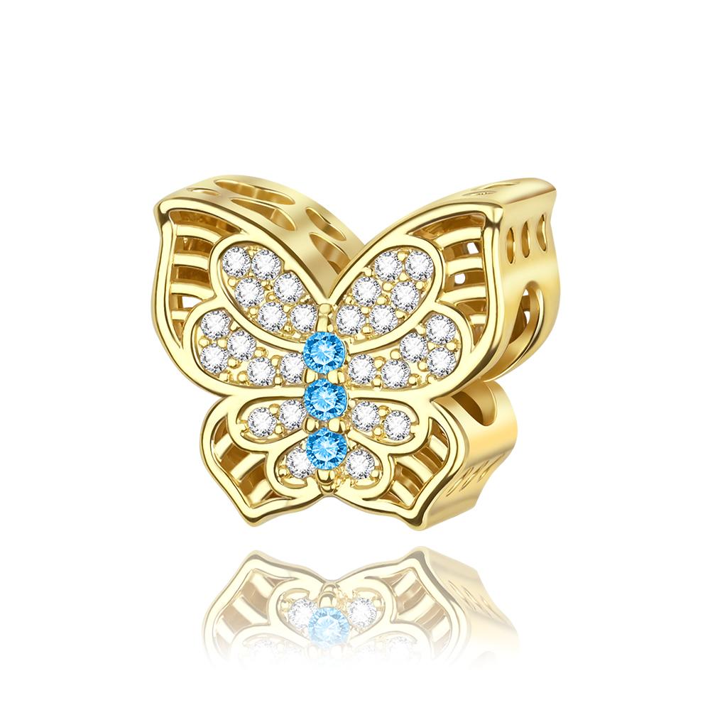 Роскошный медный золотой хамелеон, подвеска-шарм, подходит для оригинального браслета, персиковое сердце, розовые бусины, женские ювелирные аксессуары