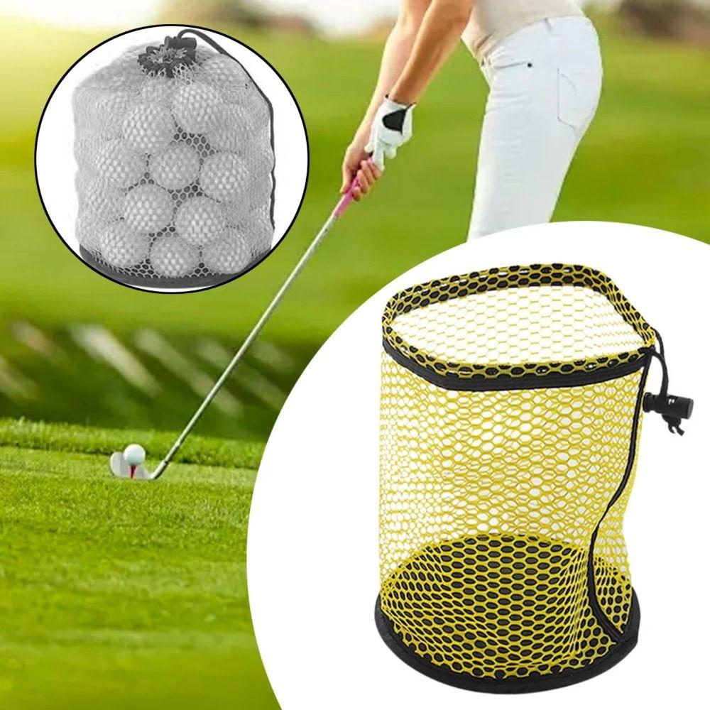Hold 12/25/50 Balls Golf Ball Bag Nylon Material Golf Ball Mesh Bag Table Tennis