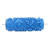 Decorative Texture Roller Rubber Pattern Paint Roller for Wall Furniture Fabric Quilts Blue 100Y
