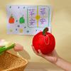 Red Green Fruit Plush Toy Soft Stuffed Doll Education Room Decoration Ornament Stress Relief Doll Christmas Eve Gift