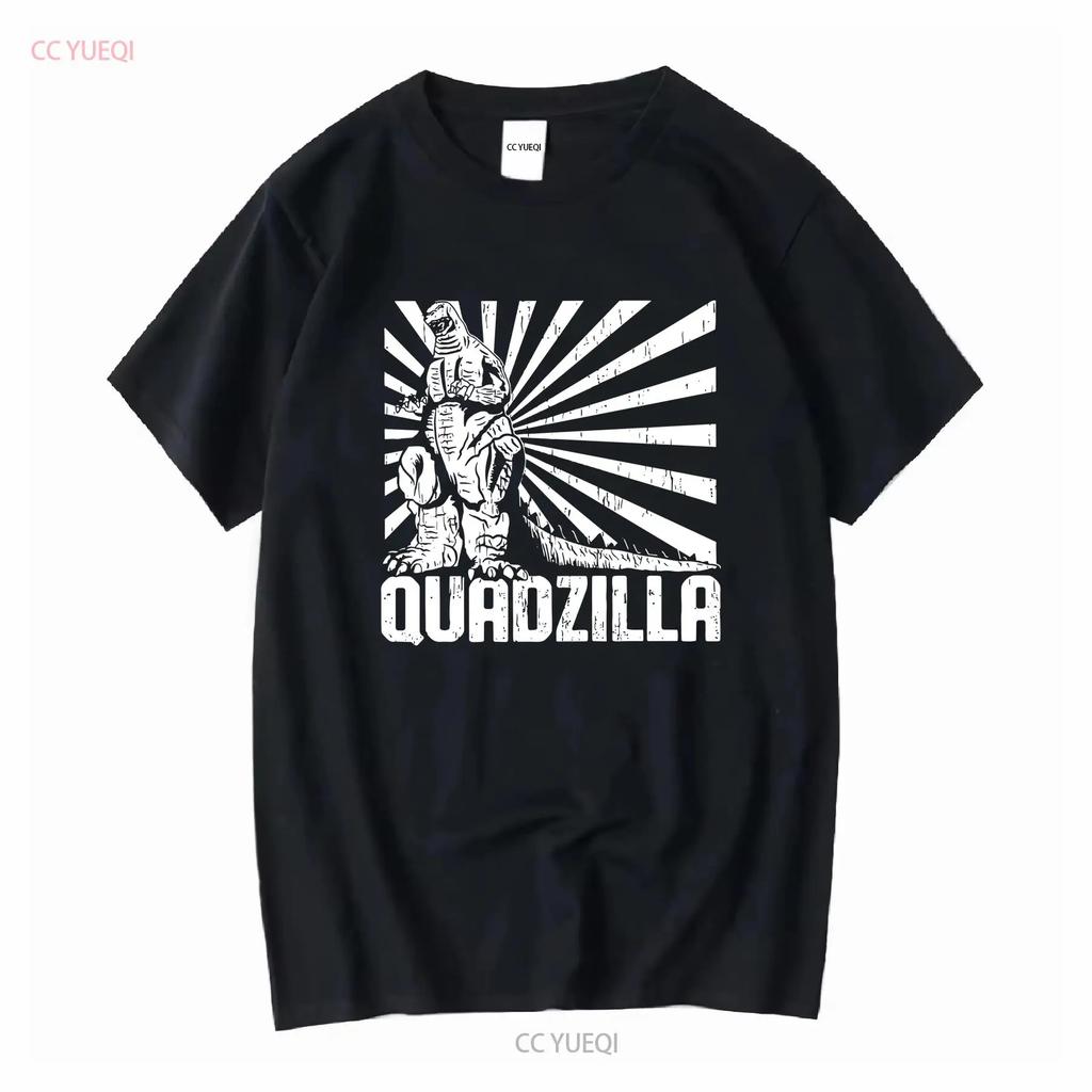 Мужская футболка Quadzilla Смешная шутка про день ног в спортзале Тренировочный топ винтажный Стиранный мужской Слегка графичный модный Удобный Эластичный