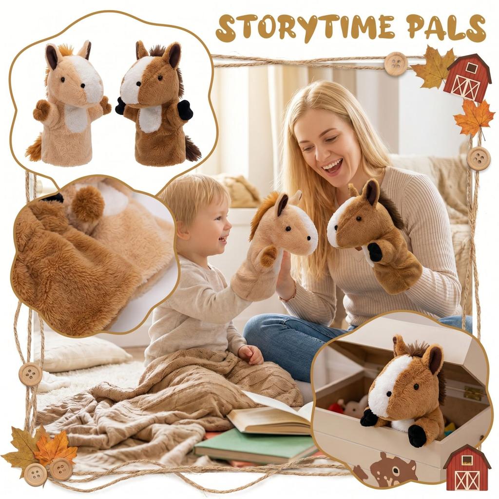 Children's Role-playing Games, Parent-child Interactive Toys, Early Education Teaching Aids, Stage Puppet Shows, Birthday Gifts