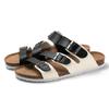 Gladiator Sandals Men Flats Summer Rome Shoes Man Leather Casual Big Size Mens Sandals Comfortable Outdoor Male Cork Shoes