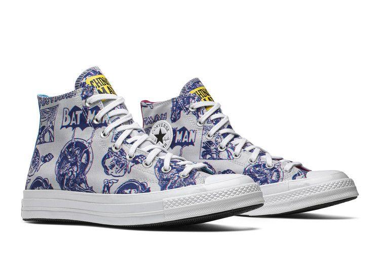 Converse Кеды Chuck Taylor All Star 70 Hi Chinatown Market x Batman Белые