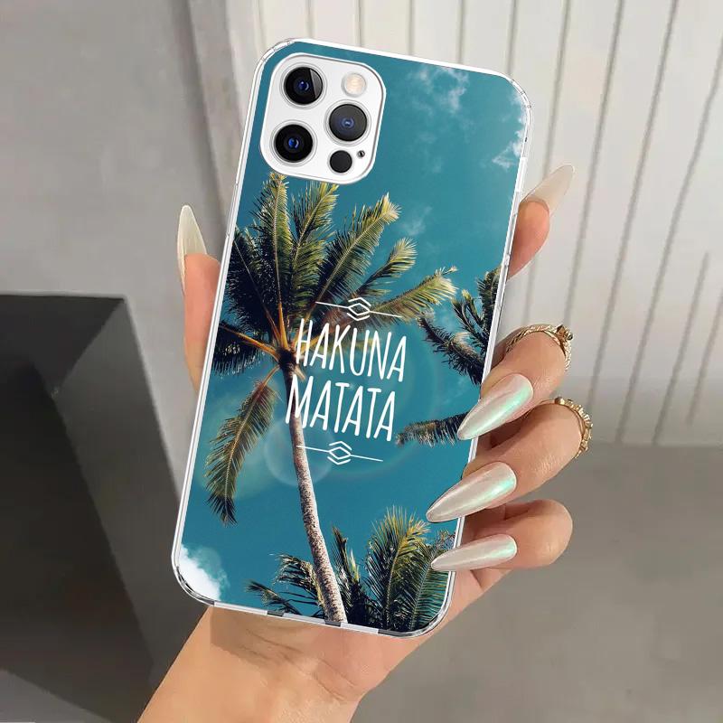 Чехол для телефона с принтом «Путешествие Гора Пляж» Проверб для Iphone 16 15 14 13 12 Mini 11 Pro Max 16E X XS XR 7 Plus 8 SE 2020 Мягкий Funda