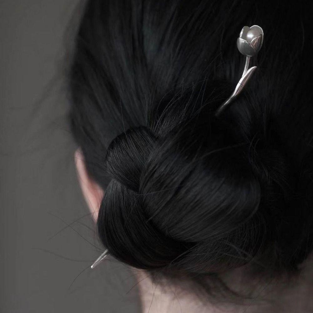 Инструмент для дизайна прически, заколка в древнем стиле, палочки для волос Ханфу, металлическая шпилька, головной убор в китайском стиле