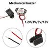 DC 1.2/3/6/12V 85dB Mechanical Buzzer Take The Lead Vibrating The Buzzer Mini Electronic Alarm Constant Tone