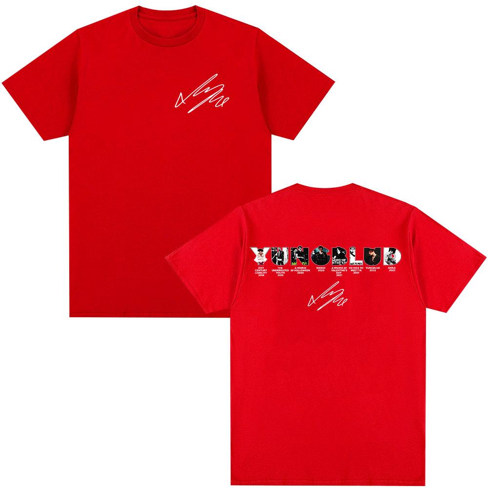 Yungblud IDOLS Album Cover T Shirts Fan Gifts Mens Women Clothing Hip Hop Short Sleeve Tshirts Oversized Summer Cotton Tshirt