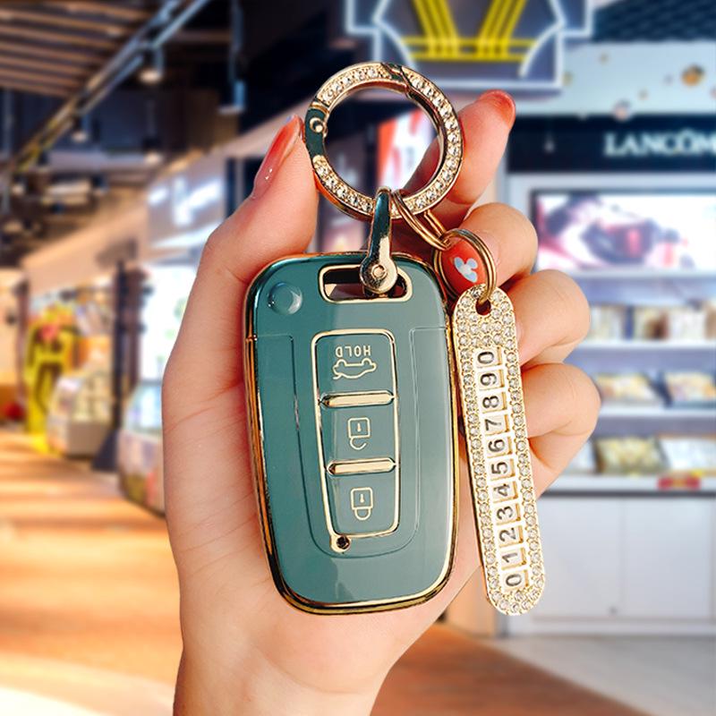 Чехол для ключа Hyundai ix35, Sonata 8, Elantra & Kia Sportage, K5/K3/K2 - Крышка корпуса пульта автомобиля