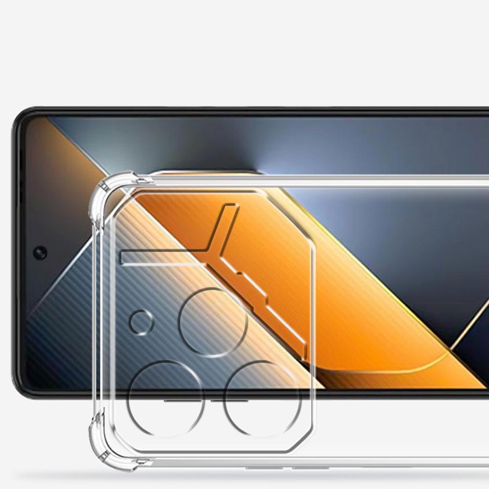 For Tecno Pova 6 Pro LI9 Case Clear Shockproof Silicone Soft TPU Cover For Tecno Pova 6 Coque On Tecno Pova 6 Pro 6pro 5G Funda