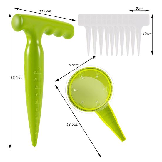 Дозатор для посева рыхлой почвы 5 передач Регулируемая нескользящая прочная конструкция ручная сеялка для цветов и растений садовые принадлежности