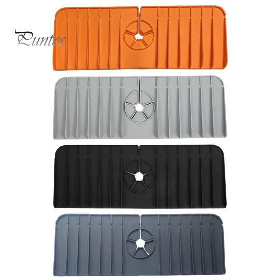 Многофункциональный силиконовый кухонный сливной коврик, брызгозащищенный сливной коврик для крана, противоскользящий складной защитный коврик для раковины