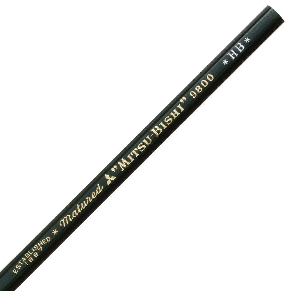 Карандаши Mitsubishi Pencil HB Office Pencils 9800 Упаковка 12 шт. K9800HB