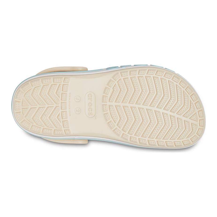Crocs Bayaband Дышащие Легкие Модные Универсальные Нескользящие Сандалии Детские Сандалии Молочно-белый 207019-11S