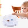 Spinning Top Battle Board Clear Plastic Heavy Duty Bowl-shape Multiplayer Kids Toddlers Gyro Battle Spinner Toy Training Field Stadium