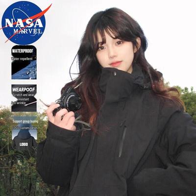 Мужская ветрозащитная куртка с капюшоном NASA MARVEL для активного отдыха на открытом воздухе