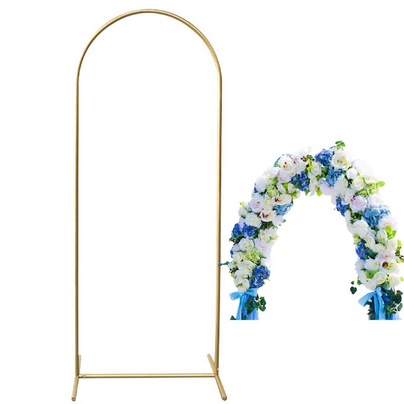 Arch Backdrop Stand Metal Arched Photo Booth Backdrop Frame Decorated Arch Stand For Graduation Bridal Shower Wedding Ceremony