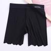 Boxer Shorts Slim Fit Solid Color Stretchy Flat Angle High Waist Privacy Protection Thin Long Leg Seamless Boyshorts Daily Garment