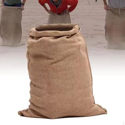 Мешок из мешковины, большой, многоразовый, забавный, для пикника на свежем воздухе, для гонок с картофелем для полевого дня