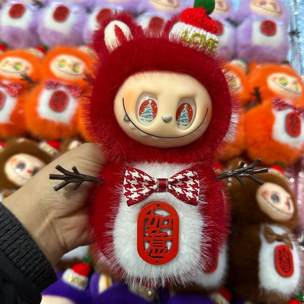 Новогодний снеговик Плюшевый кулон Подвеска для сумки-книги Брелок Подарочная кукла