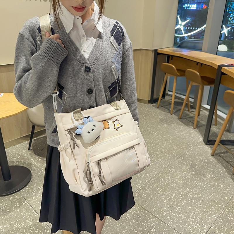 Сумка через плечо Cartoon Commuter женская большая вместительная студенческая сумка-тоут студенческая сумка через плечо