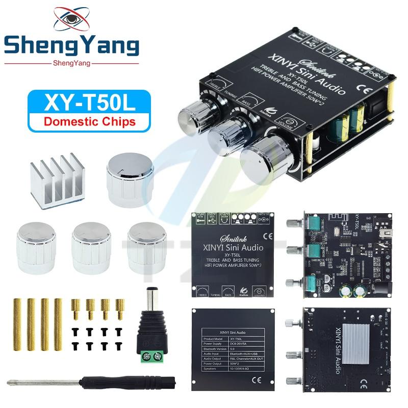 XY-T50H XY-T50L TPA3116D2 2x50 Вт Bluetooth 5.0 Сабвуфер HIFI Динамик Двухканальный Цифровой Аудио Усилитель Мощности Плата Стерео Усилитель