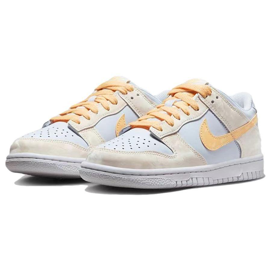 Nike Детские кроссовки Dunk Low GS Melon Tint Blue Pale-Ivory Football-Grey FB9109-100