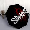 Slipknot, Heavy Metal Themed Automatic Opening and Closing Umbrella, Brightly Colored 8-rib Portable Umbrella, Suitable for Men and Women, A