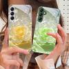 Градиентный Хрустальный Розовый Для Samsung A 73 72 71 A70 56 55 54 A53 52 A51 A50 42 A35 A34 33 32 31 26 25 24 23 22 30 стеклянный чехол для телефона