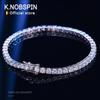 Real 4mm Moissanite Sparkling Full Diamond GRA 925 Sterling Silver Wedding Engagement Party Jewelry Bracelets For Women