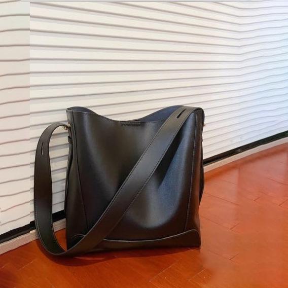 Высококачественная сумка-ведро из натуральной кожи Niche Design, большая вместимость, сумка через плечо для поездок на работу на одно плечо для женщин