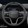 Leather Steering Wheel Cover for Range Rover Sport, Discovery, Freelander, Aurora