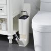 Plastic Trash Can Set Toilet Brush Waste Bin Dustbin Garbage Bag Dispenser Poubelle Salle De Bain