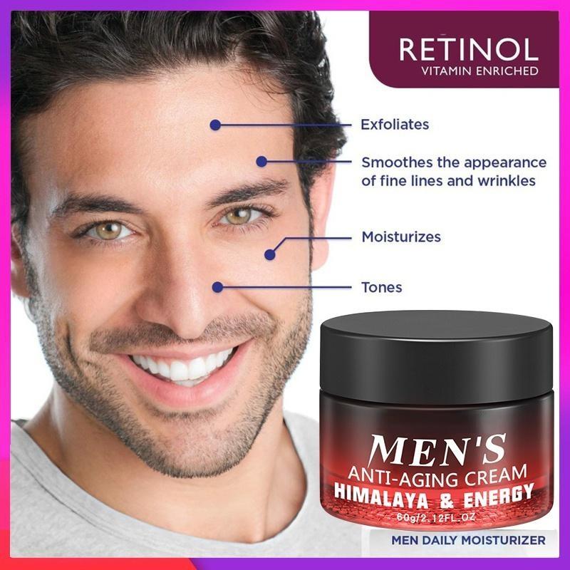 Новейший антивозрастной мужской крем для лица, увлажняющий крем против морщин, уход за кожей лица, коллаген, ретинол, гиалуроновая кислота, дневной и ночной крем