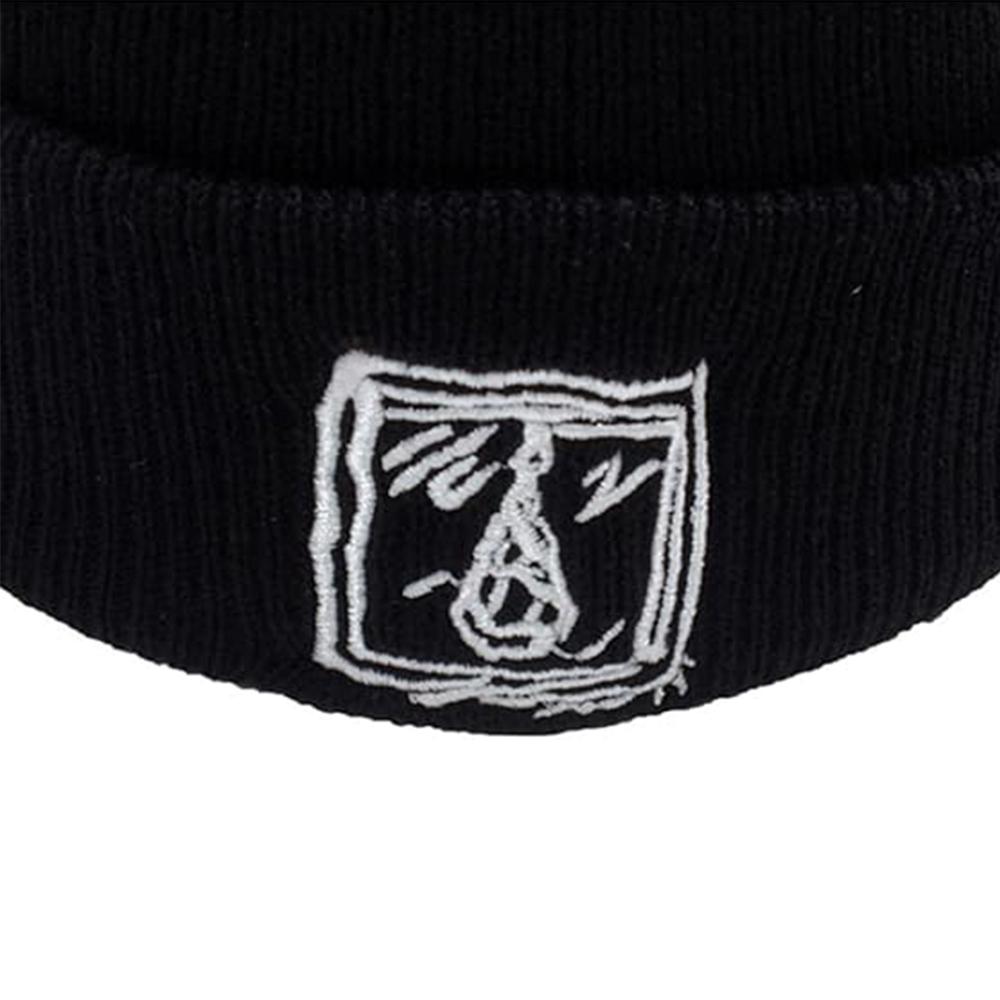 Модные зимние теплые шапки с грустным плачущим лицом, спортивная шапка-бини