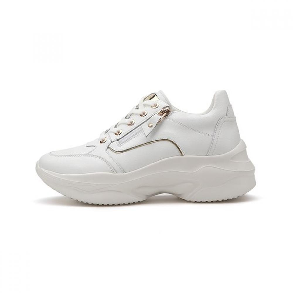 Misope Women Zip Decoration Sneakers 012210701 6cm 2color