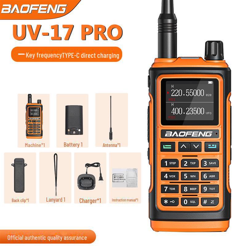 Рация Baofeng UV-17 PRO с зарядкой Type-C для приключений на природе