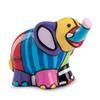 [R6871] - Разноцветная керамическая фигурка «Слон». (Бритто) - 5x6см