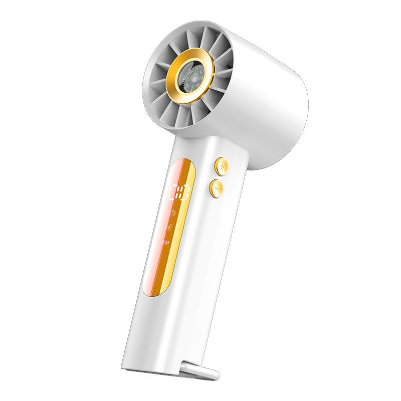 Personal 1800mAh Cooling Rechargeable Portable Handheld Fan Mini Handy Electric Handheld Fan with High Speed Wind