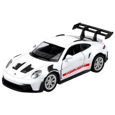 Литые модели автомобилей Porsche 911 GT3 RS в масштабе 1/36, игрушечные машинки Porsche 911 GT3 с выдвижным механизмом, автомобили, подарки для мальчиков и девочек