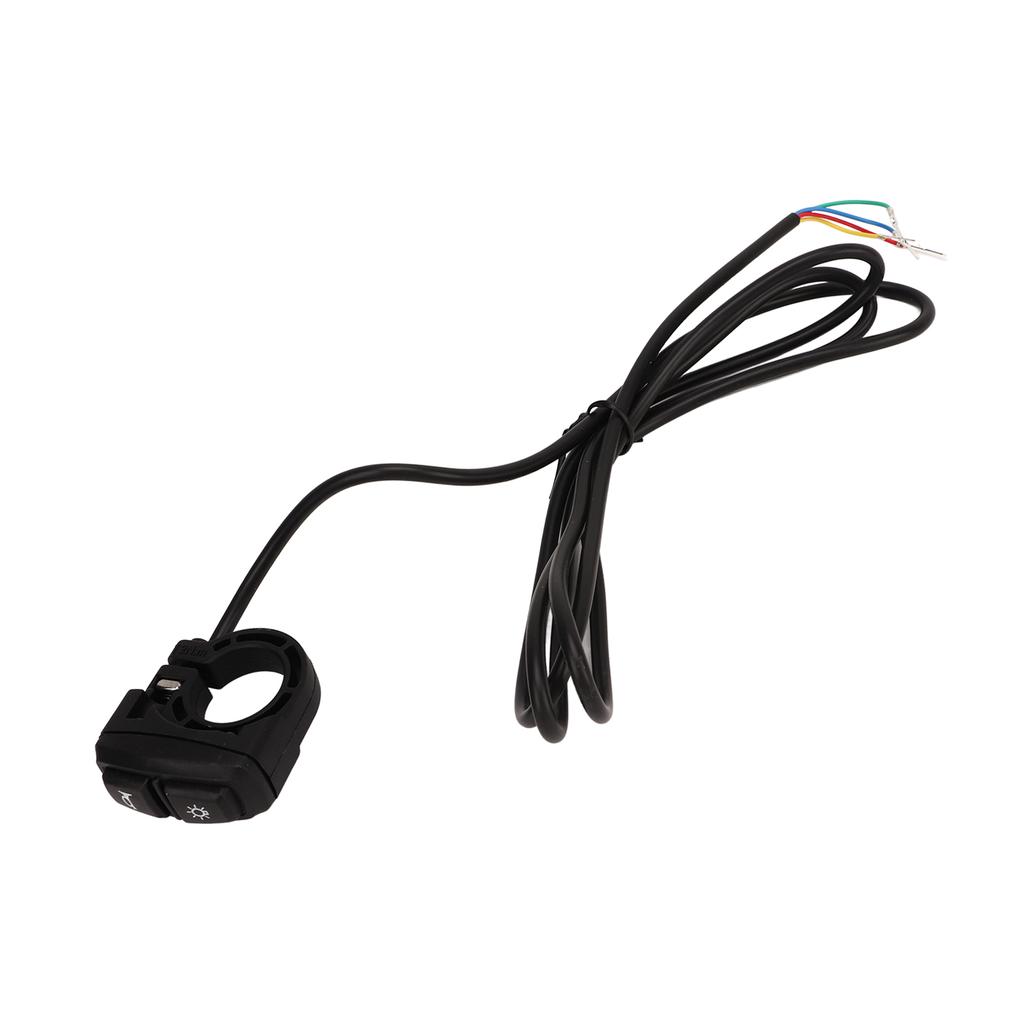 Электрический велосипедный переключатель фар и звукового сигнала, управление фарой и звуковым сигналом, 2 в 1, переключатель на руле для скутера