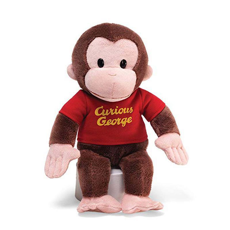 Curious George Monkey Plush Figure With Ultra Soft Short Hair For All Ages