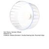 Silent Hamster Wheel Double Bearing Axis Rounded Edge Quiet Spinner Hamster Running Wheels for Gerbil Dwarf Syrian Hamster