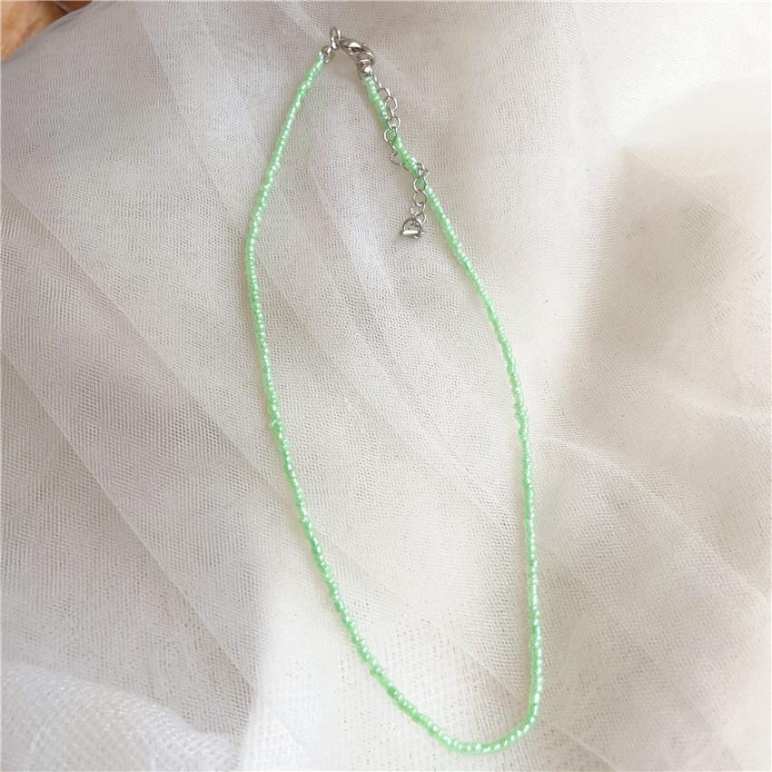 Винтажное цветное ожерелье из бисера, ожерелье из радужного бисера в стиле «девушка-ветер», богемное цветное ожерелье