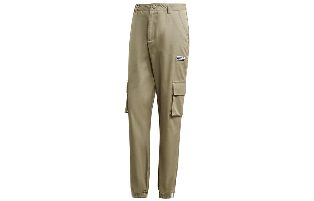 Adidas Originals Cargo Pants Women's Dark Khaki Moderate Cargo Pants GD3063