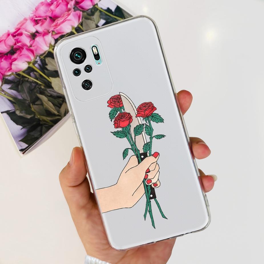 Для Xiaomi Redmi Note 10 4G Чехол Redmi Note 10S Роскошный Расписной Чехол-Крышка Для Xiaomi Redmi Note 10 Pro Max Note10 S Мягкие Fundas