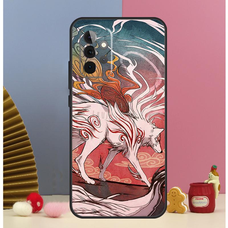 Чехол в японском стиле с аниме-лисой для Samsung Galaxy A52 A72 A13 A33 A53 A14 A24 A34 A54 A15 A25 A51 A71 A12 A32